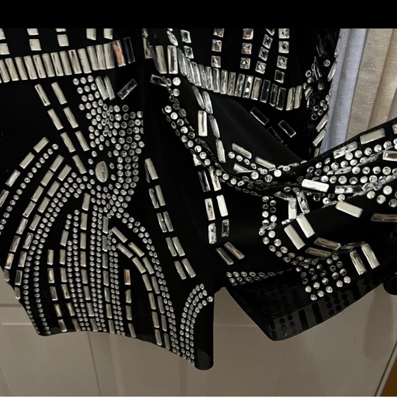 Akira absolutely beautiful rhinestone jumper set. - Picture 5 of 9